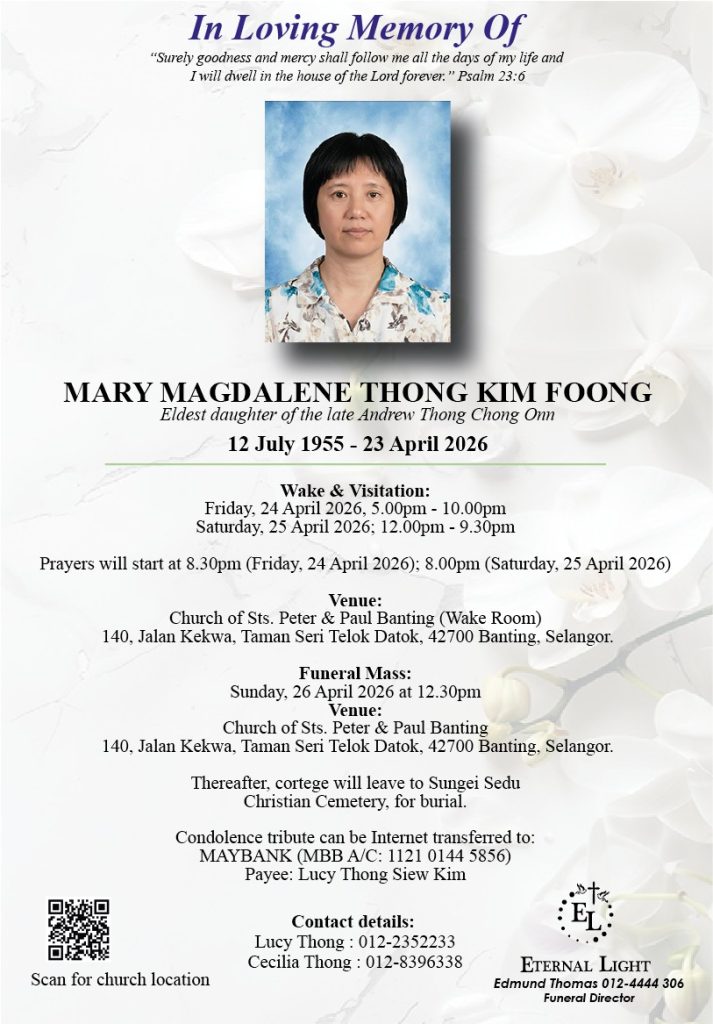 MARY MAGDELENE THONG KIM FOONG