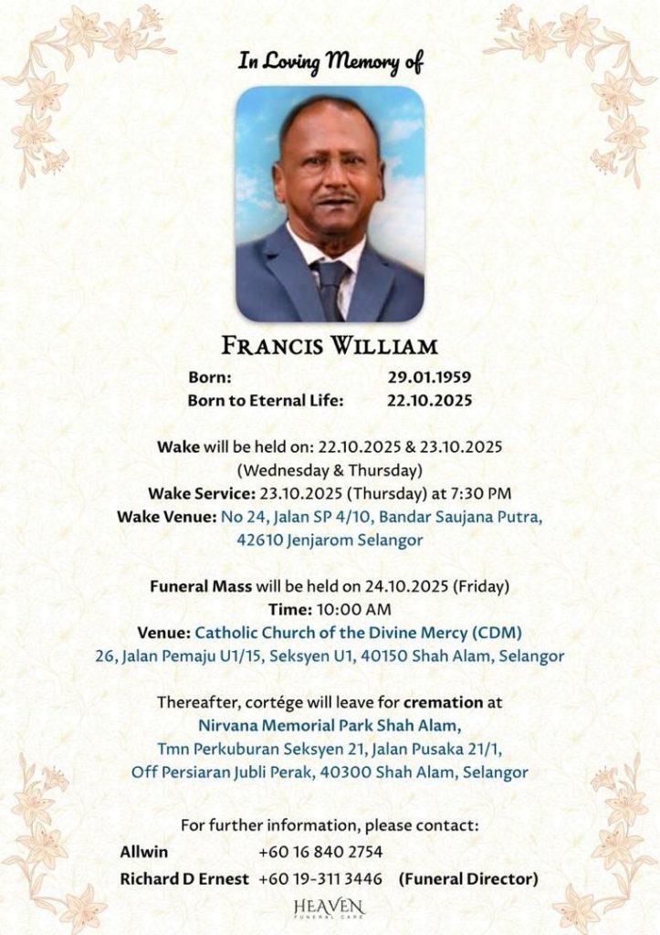 FRANCIS WILLIAM